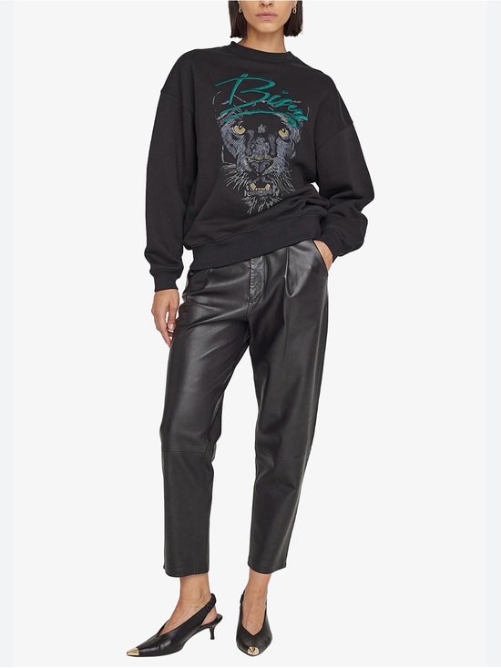 Anine Bing Tops - ANINE BING Women's Kenny Panther Sweatshirt